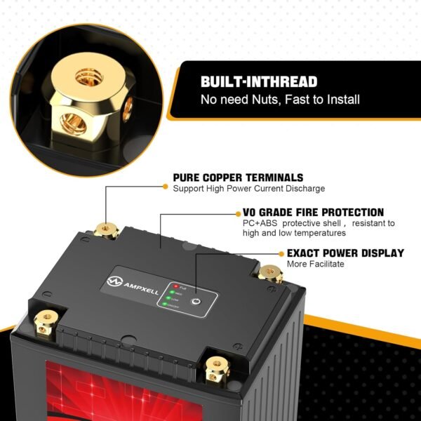 AMPXELL Lithium Motorcycle Battery YTX30L-BS Review Powerful Reliable Long-Lasting Performance