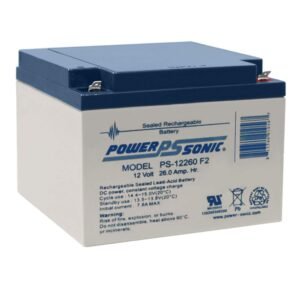 ps-12260f2 12v, 26ah rechargeable lead acid battery with fasten terminal ps-12260f2 12v, 26ah rechargeable lead acid battery with fasten terminal
