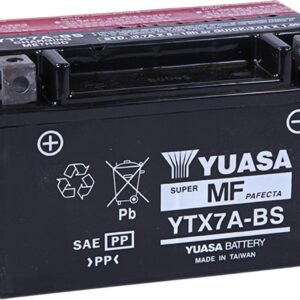 Yuasa YUAM32X7A YTX7A-BS Maintenance Free AGM Battery with Acid pack Yuasa YUAM32X7A YTX7A-BS Maintenance Free AGM Battery with Acid pack